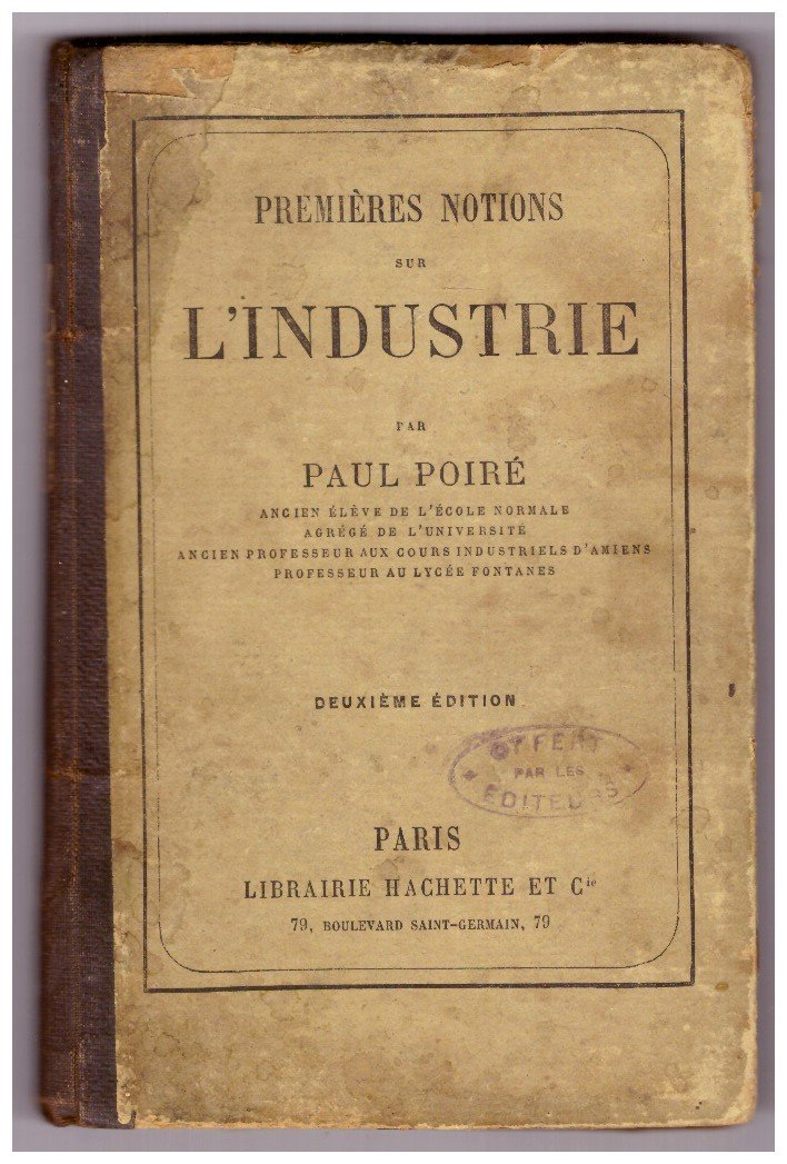 Premières notions sur l’industrie