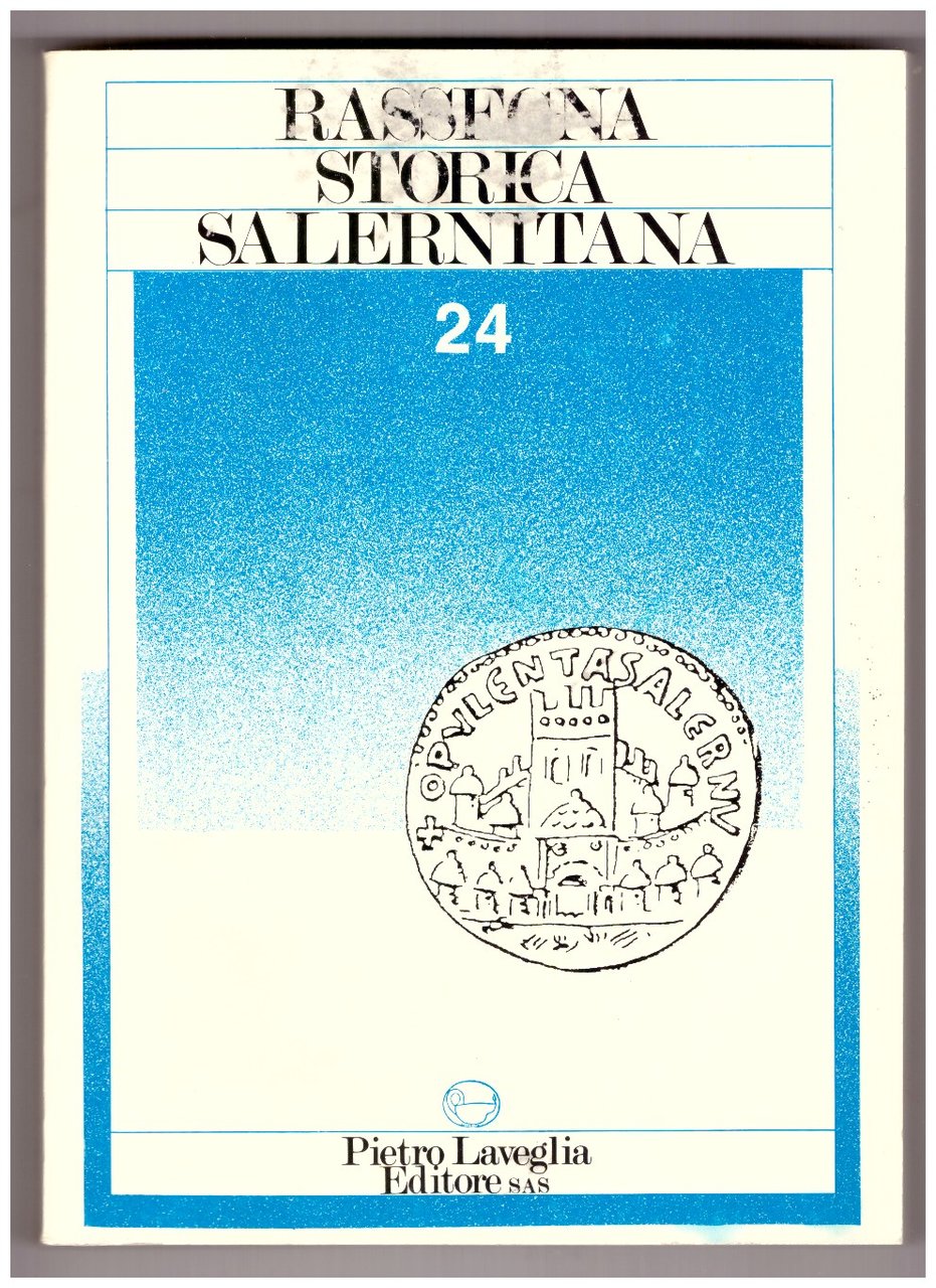 RASSEGNA STORICA SALERNITANA n. s. 24