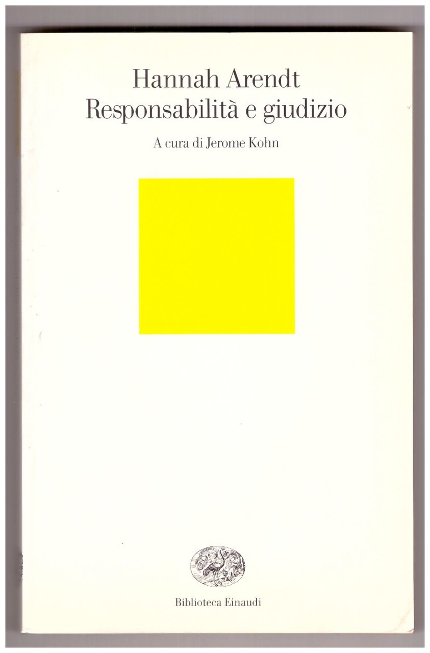 Responsabilità e giudizio