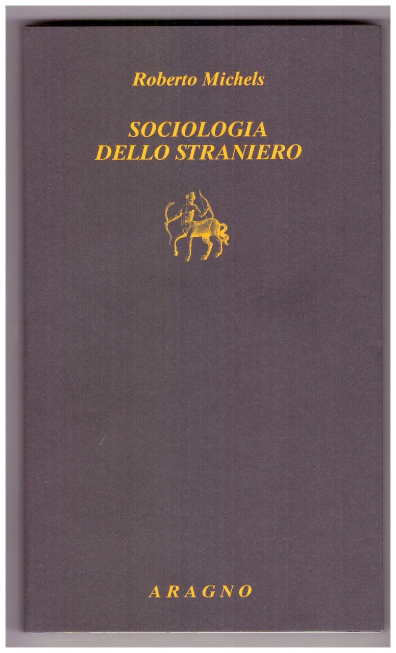 Sociologia dello straniero