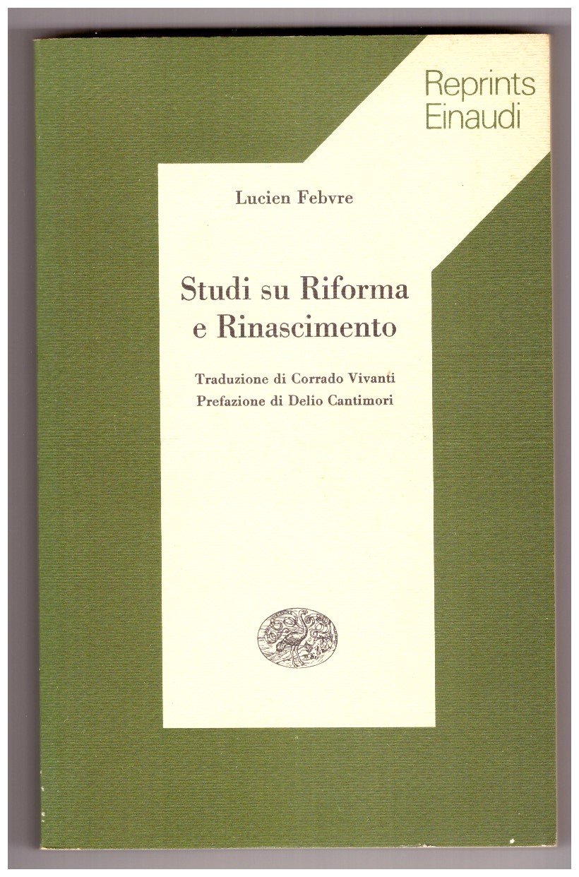 STUDI SU RIFORMA E RINASCIMENTO.