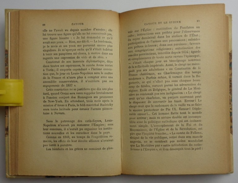 Un grand realiste: CAVOUR.