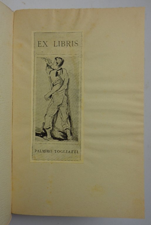 UTOPIA E REALTÀ. (Ex libris di Togliatti)