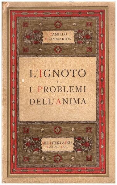 L'ignoto e i problemi dell'anima