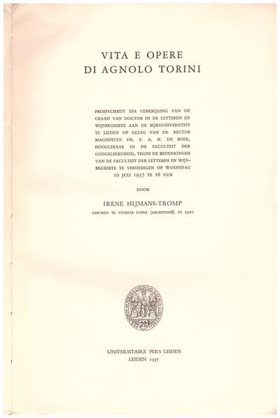 Vita e opere di Agnolo Torini