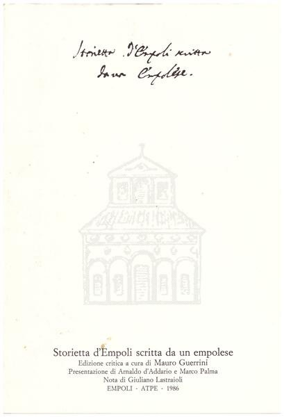 Storietta d'Empoli scritta da un empolese