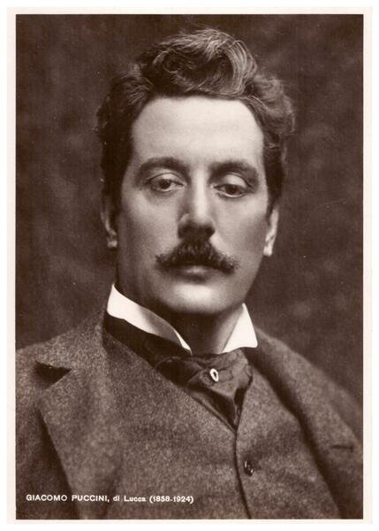 Giacomo Puccini, compositore e operista italiano (Lucca 1858 - Bruxelles …