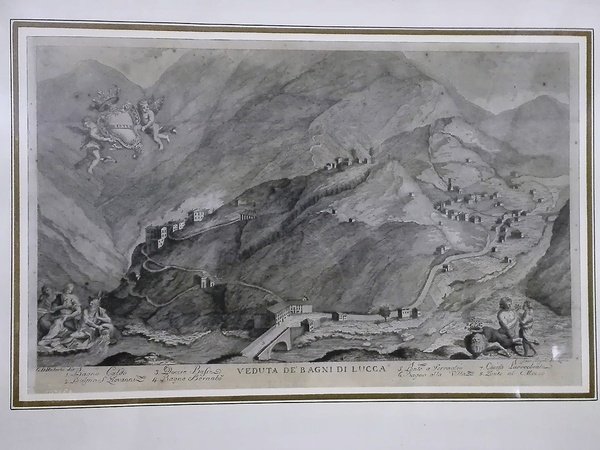 Veduta de' Bagni di Lucca