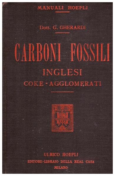 Carboni fossili inglesi. Coke - Agglomerati