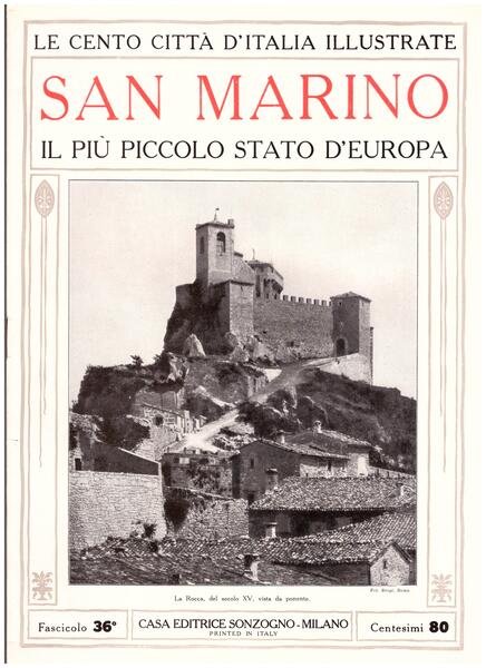 San Marino, il più piccolo stato d'Europa. Le Cento Città …
