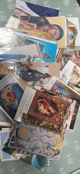 Lotto di n. 100 santini (Holy Card) recenti