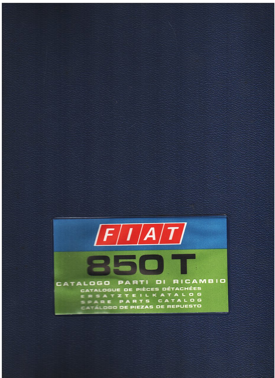 850 T. Catalogo parti di ricambio | Immagine principale