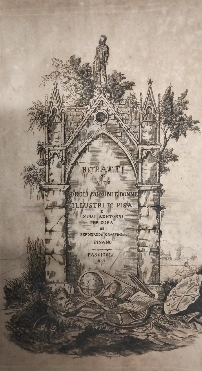 Biografia dei Pisani Illustri delineati.