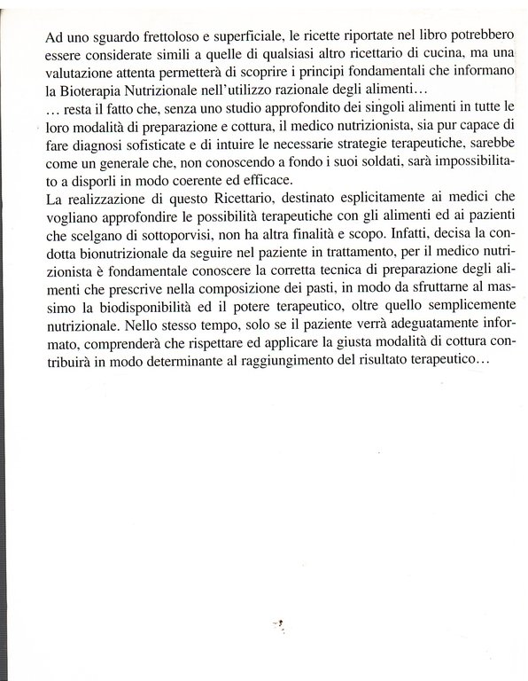 Bioterapia Nutrizionale. Ricettario terapeutico per medici e pazienti | Immagine Gallery 2