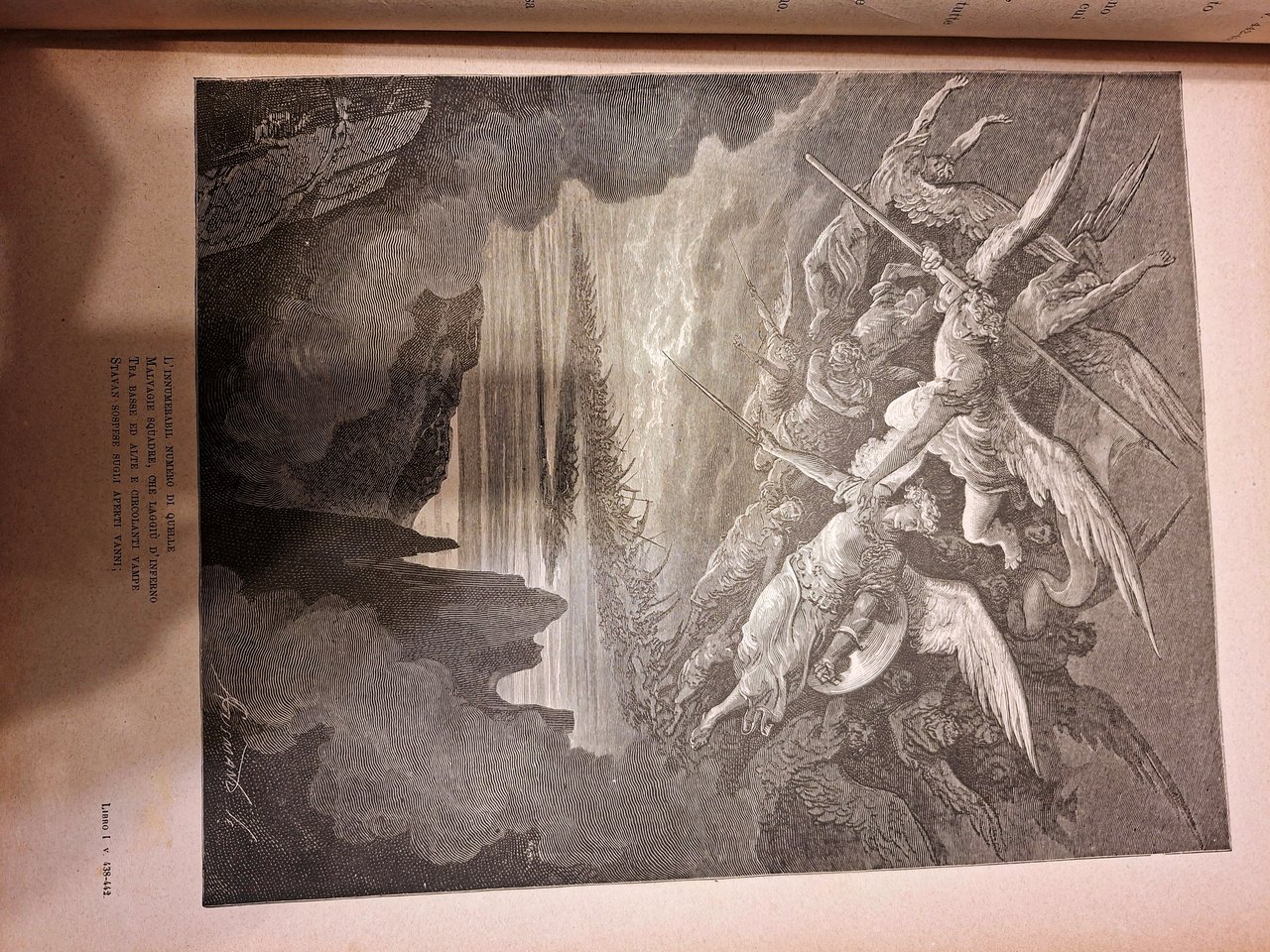 Il Paradiso Perduto.tradotto da Lazzaro Papi, con illustrazioni di Gustavo …