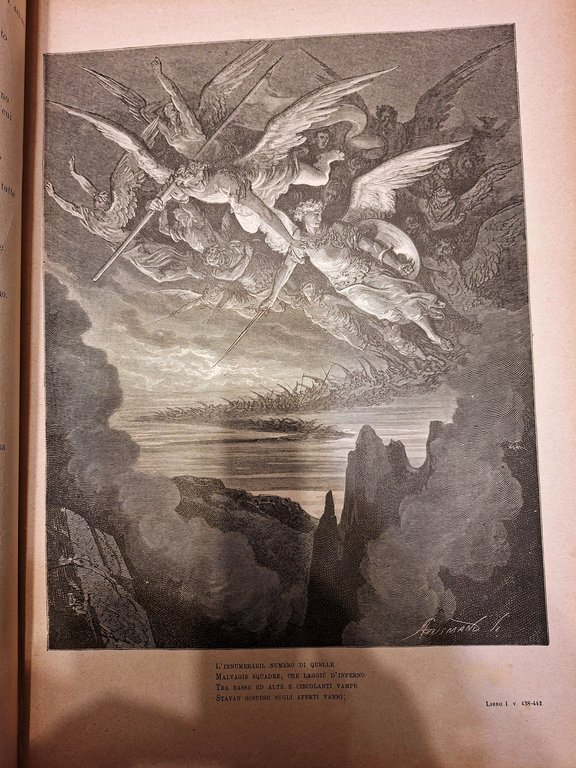 Il Paradiso Perduto.tradotto da Lazzaro Papi, con illustrazioni di Gustavo … | Immagine Gallery 2