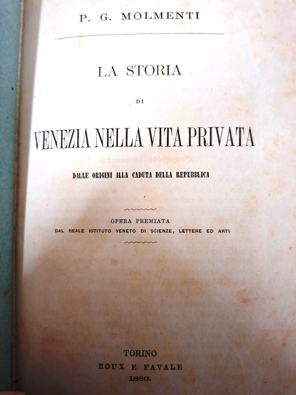 La storia di Venezia nella vita privata dalle origini alla …