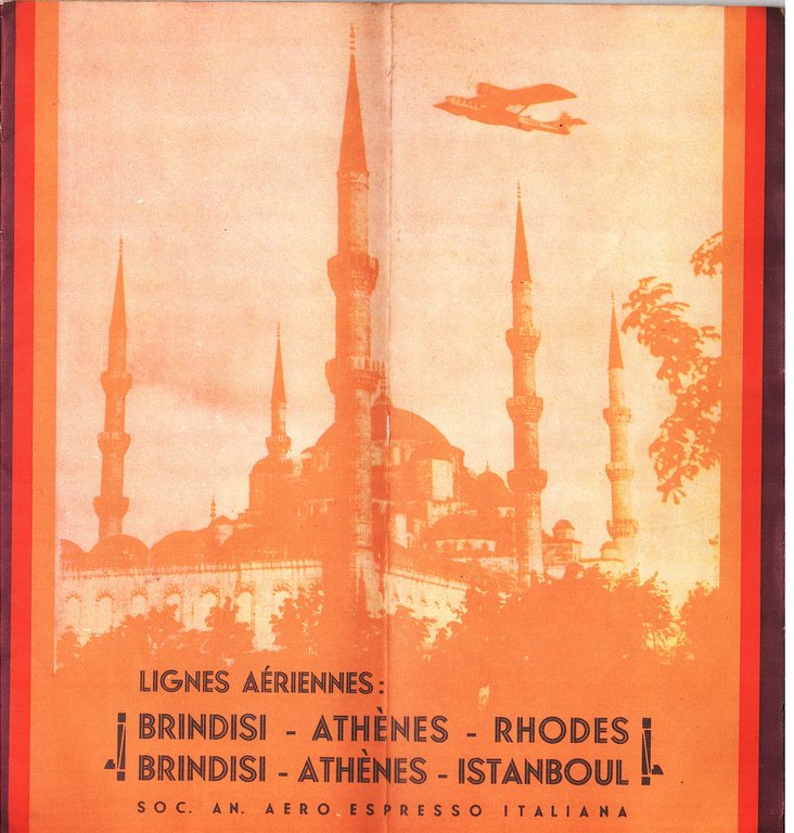 Lignes Aériennes Brindisi-Athènes-Rhodes-Istanboul