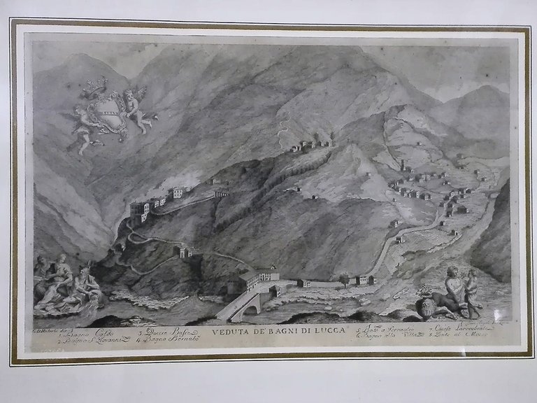 Veduta de' Bagni di Lucca