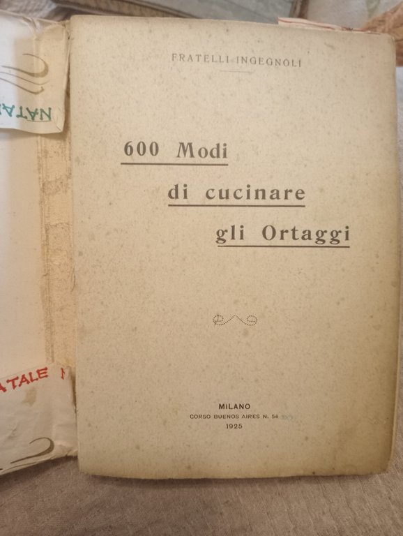 600 Modi di cucinare gli Ortaggi