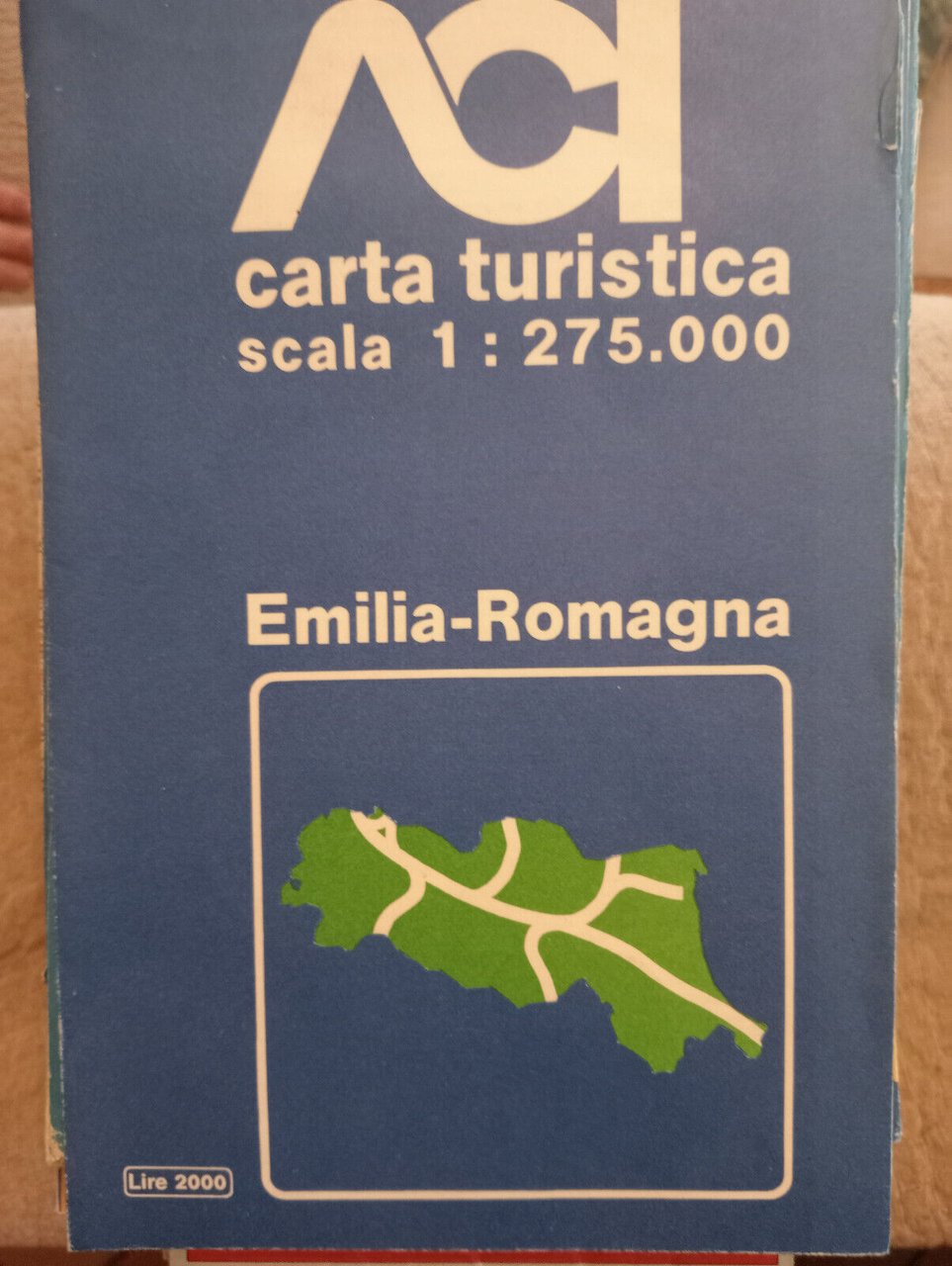 ACI Carta turistica Emilia-Romagna scala 1:275.000
