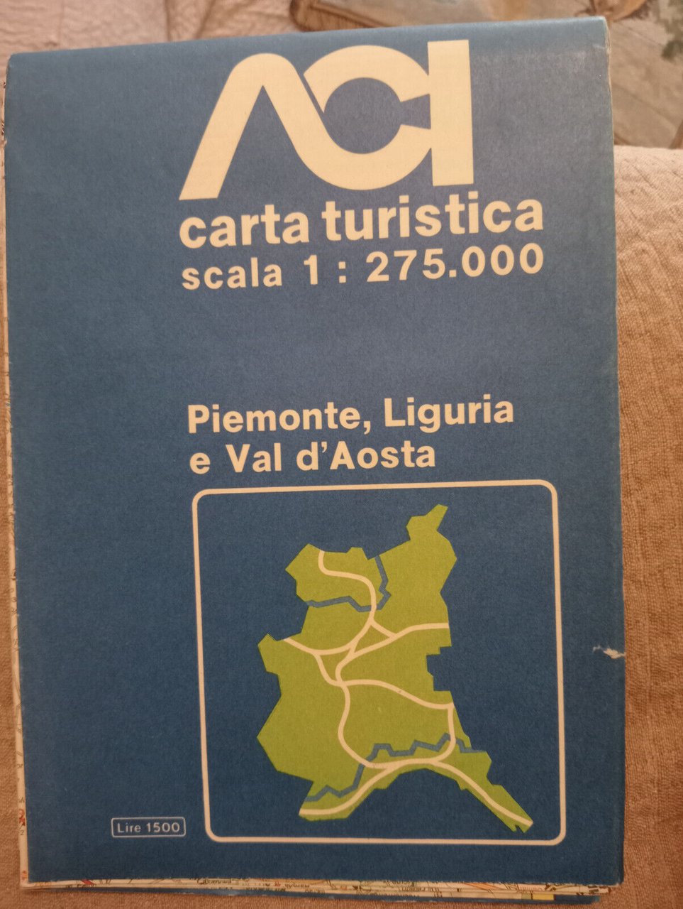 ACI Carta turistica Piemonte, Liguria e Val d'Aosta scala 1: …