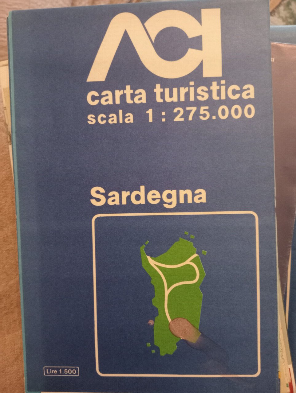 ACI Carta turistica Sardegna scala 1: 275.000