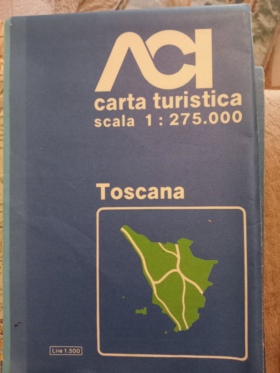 ACI Carta turistica Toscana scala 1: 275.000