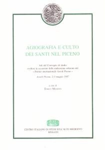 Agiografia e culto dei santi nel Piceno