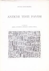 Antichi testi pavesi