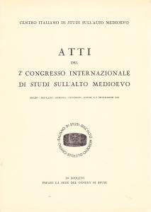 Atti del 2° Congresso Internazionale di Studi Longobardi