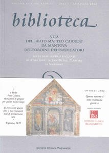 Biblioteca anno I - settembre 2002. Vita del Beato Matteo …