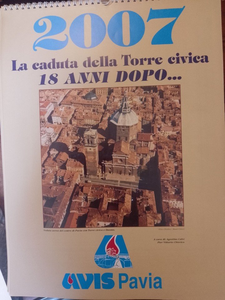 CALENDARIO AVIS 2007: LA CADUTA DELLA TORRE CIVICA 18 ANNI … | Immagine principale