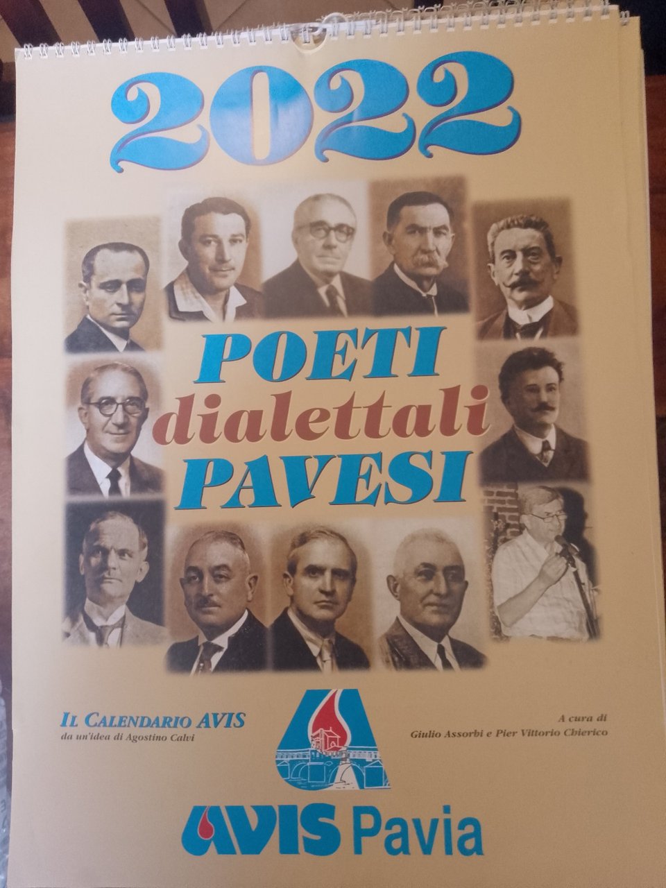 CALENDARIO AVIS 2022: POETI DIALETTALI PAVESI | Immagine principale
