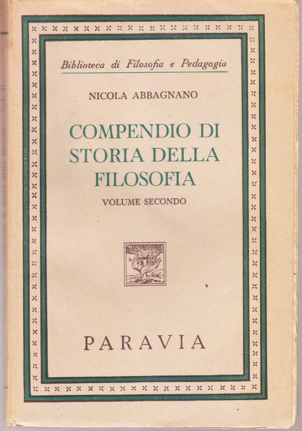 Compendio di storia della filosofia. Volume secondo