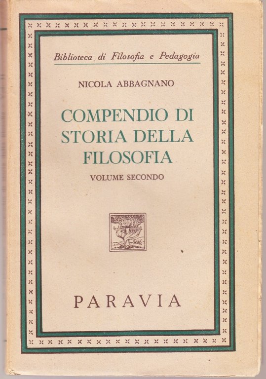 Compendio di storia della filosofia. Volume secondo