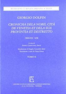 Cronicha dela nobil cità de Venetia et dela sua Provintia …
