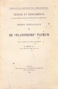 De "Platonismo" patrum