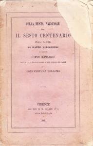 Della festa nazionale per il sesto centenario della nascita di …
