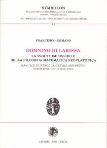 Domnino di Larissa. La svolta impossibile della filosofia matematica neoplatonica