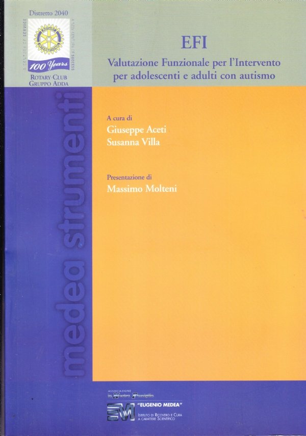 EFI - Valutazione Funzionale per l'Intervento per adolescenti e adulti …