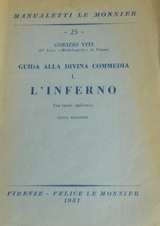 Guida alla Divina Commedia I. Inferno
