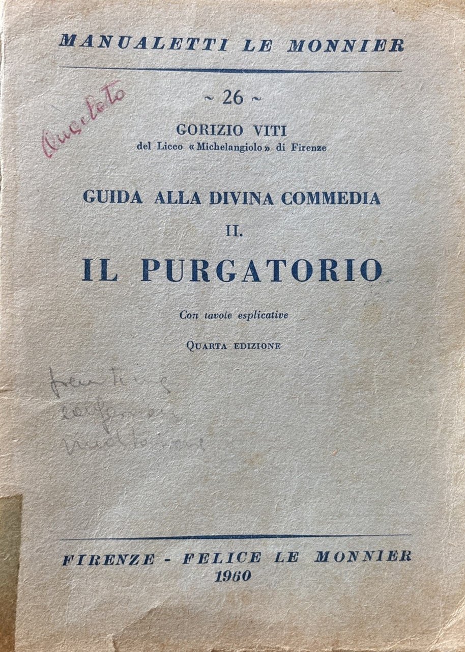 Guida alla Divina Commedia II. Purgatorio