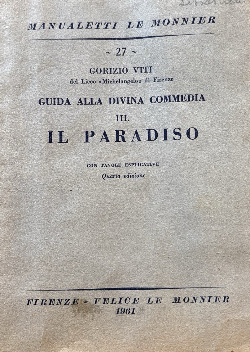 Guida alla Divina Commedia III. Paradiso