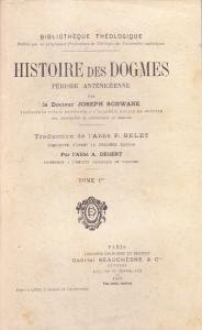 Histoire des dogmes Tome Ier: Période anténicéenne