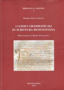 I codici grammaticali in scrittura beneventana