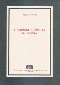 I sermoni di Umiltà da Faenza