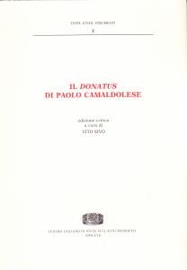 Il Donatus di Paolo Camaldolese