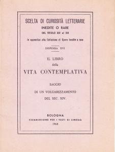 Il libro della vita contemplativa