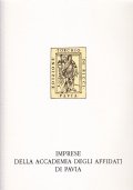 Imprese della Accademia degli Affidati di Pavia (nel "Discorso" di …